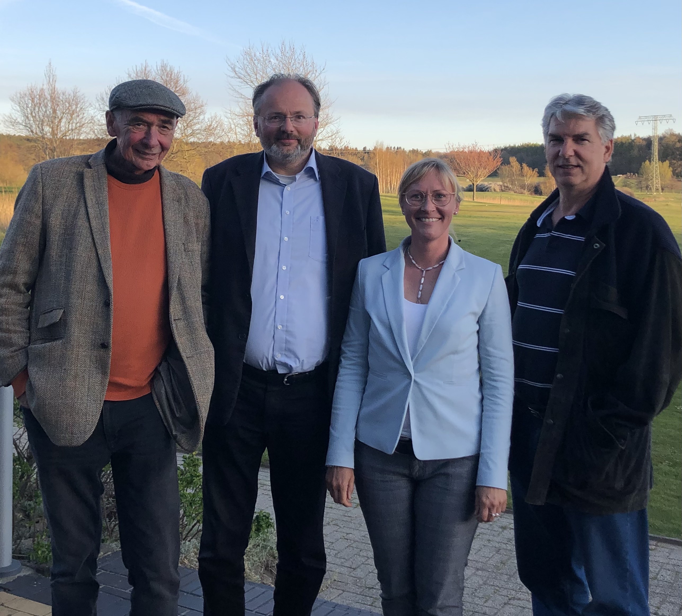 gewhlte Vorstandsmitglieder v.l. Gerhard Kuhl, Sebastian Koesling, Julia Prkel, Detlef Brochhaus, Sebastian Lenz (fehlt)